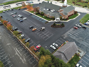 Morgantown area parking lot paving overlay
